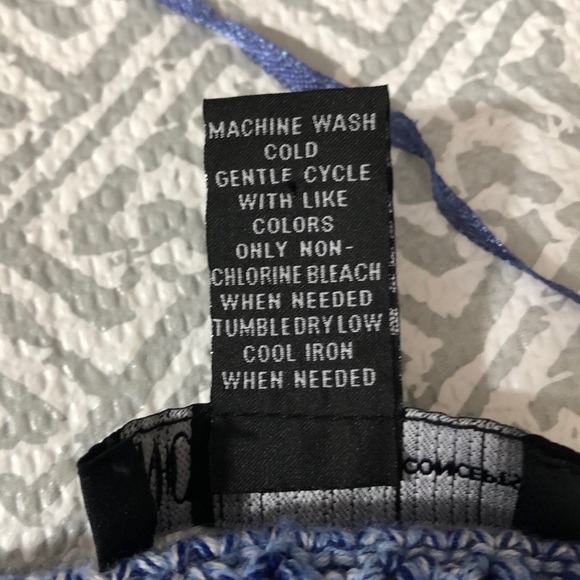 INC Asymmetrical Pointelle-Knit Lace-Hem Large - Picture 7 of 7